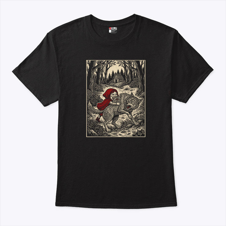 Little Red Riding Hood Humor Of Inverted Stories T Shirt