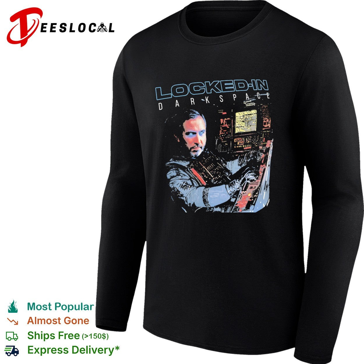 Locked In Dark Space character shirt