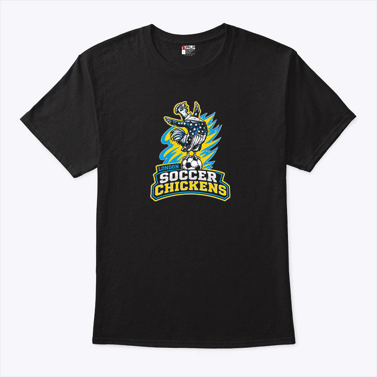 London Soccer Chickens T Shirt