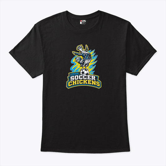 London Soccer Chickens T Shirt