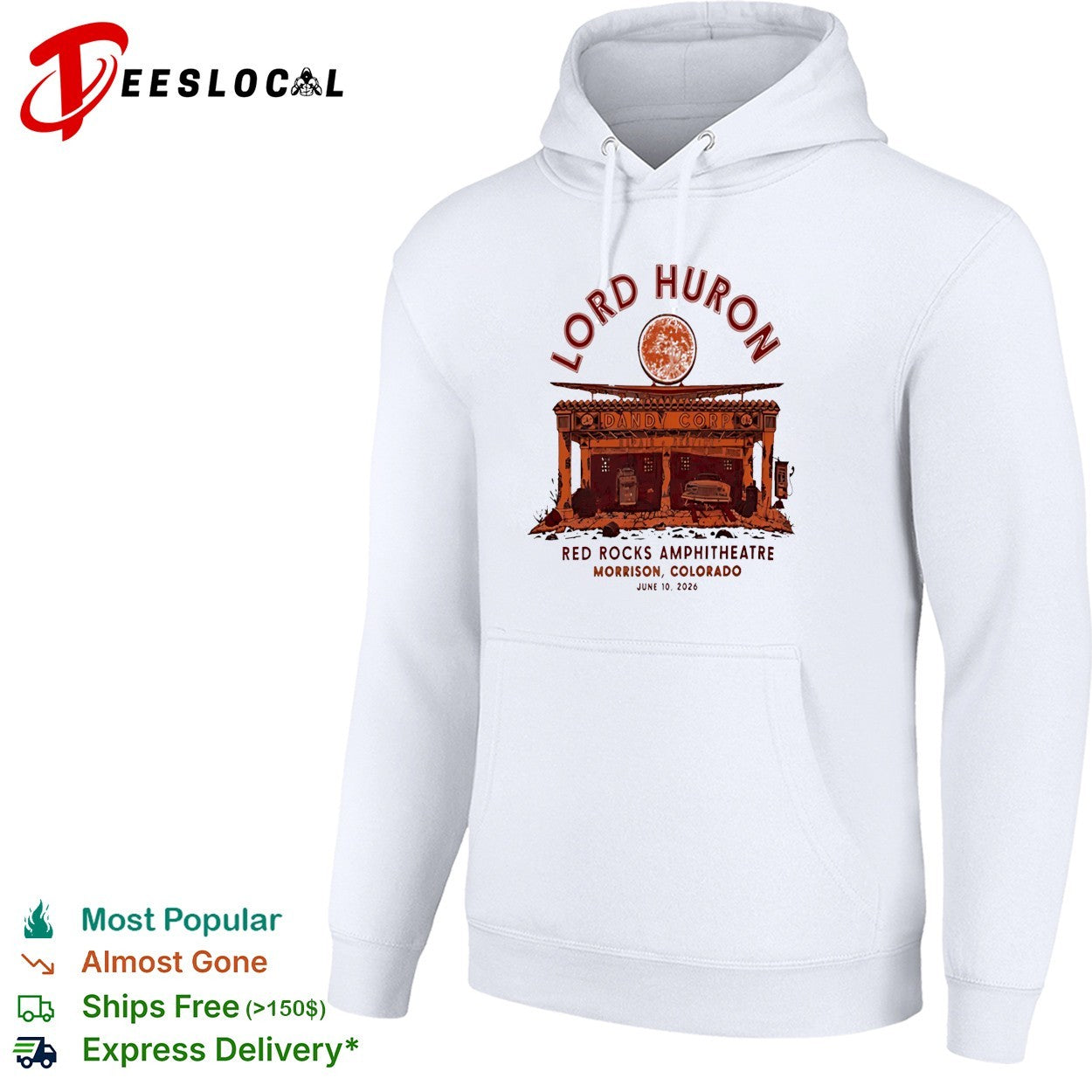 Lord Huron Red Rocks Amphitheatre Morrison Colorado June 10 2026 shirt