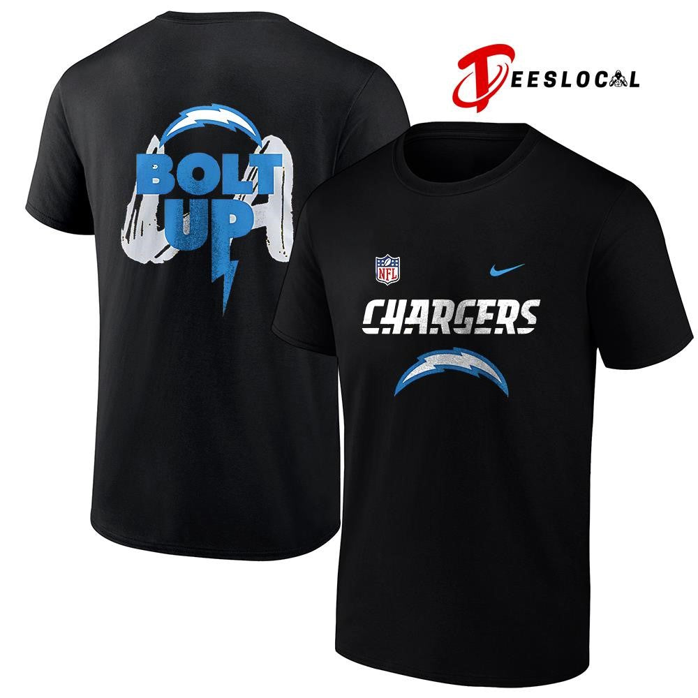 Los Angeles Chargers power bolt up shirt