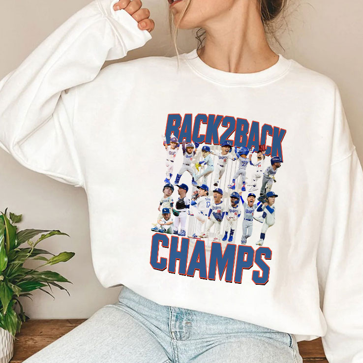 Los Angeles Dodgers Back2back Champs Shirt