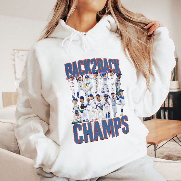 Los Angeles Dodgers Back2back Champs Shirt