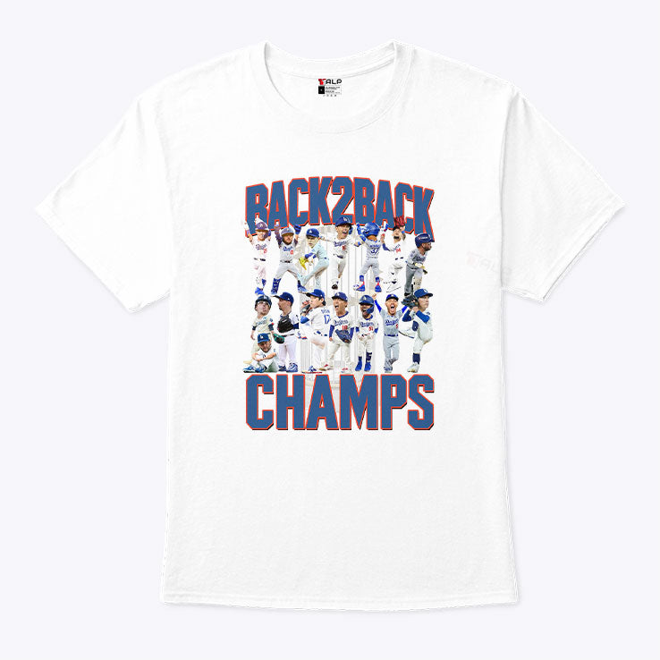 Los Angeles Dodgers Back2back Champs Shirt