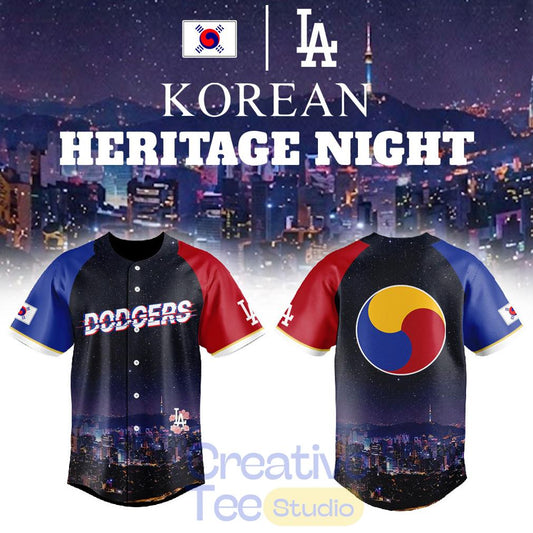 Los Angeles Dodgers Korean Heritage Night 2026 Baseball Jersey