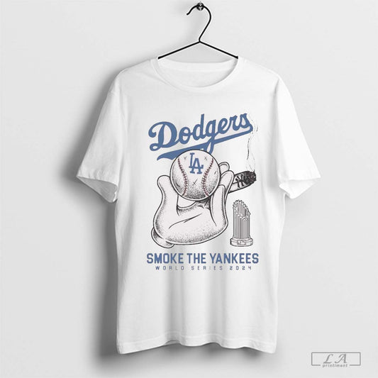 Los Angeles Dodgers Mlb Smoke The Yankees World Series 2024 - clothing by TeeHivey.com