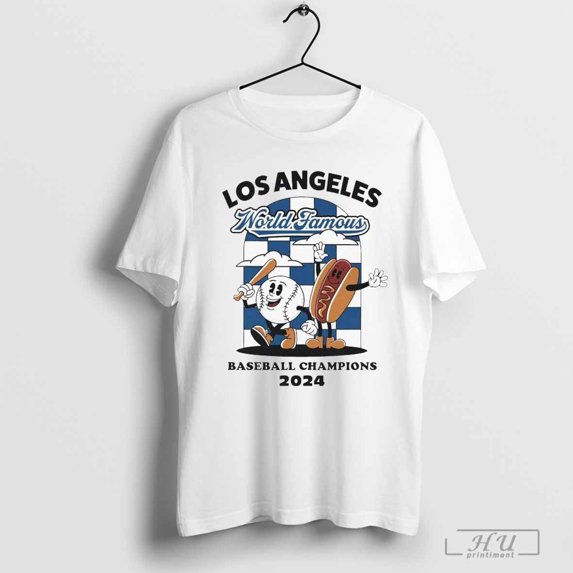 Los Angeles Dodgers World Famous Baseball Champions Hotdog - clothing by TeeHivey.com
