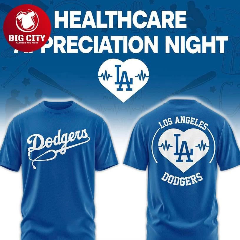 Los Angeles Dodgers x Healthcare MLB Night Of Appreciation Two Sided Shirt