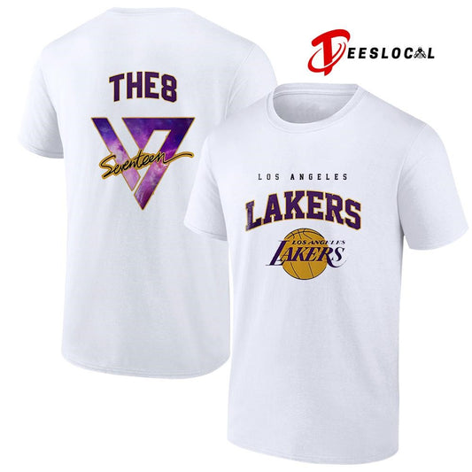 Los Angeles Lakers x Seventeen The 8 world tour shirt