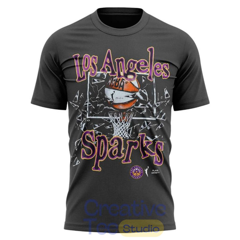 Los Angeles Sparks 2026 New T-Shirt – Grey