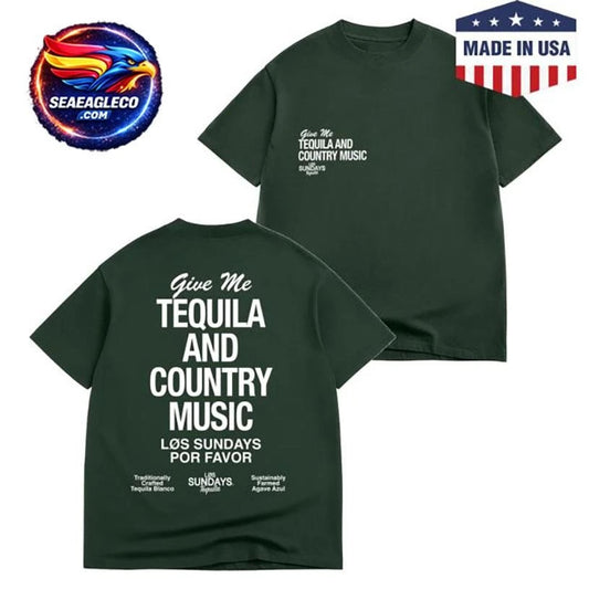 Los Sundays The Tequila &amp; Country Music Two Sided Shirt