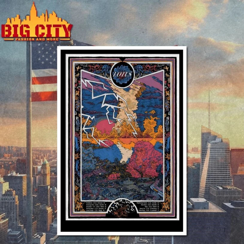 Lotus Tour Rise Of The Anglerfish 2026 Poster T-shirt