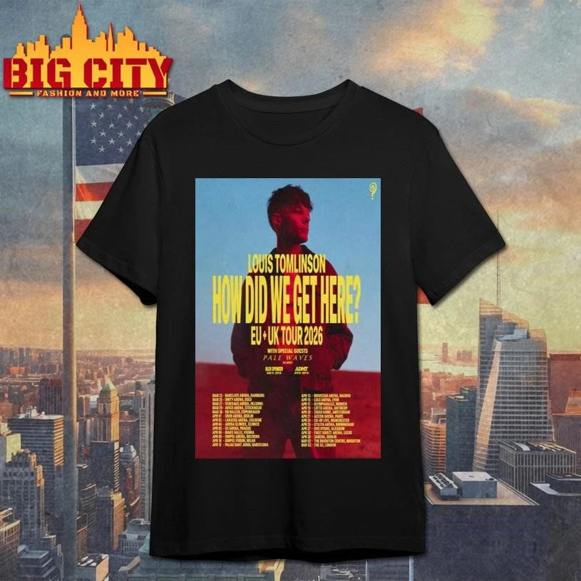 Louis Tomlinson The EU UK Tour 2026 Poster Shirt