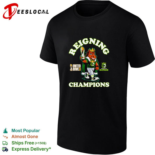Louisville Kings Reigning Champions United Bowl 2026 UFL Mascot Football Shirt