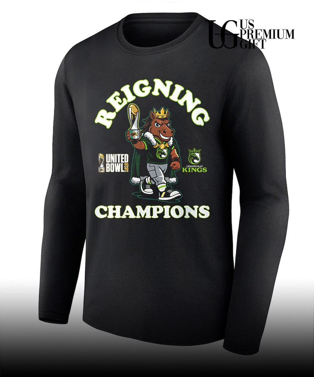 Louisville Kings UFL United Bowl 2026 mascot shirt