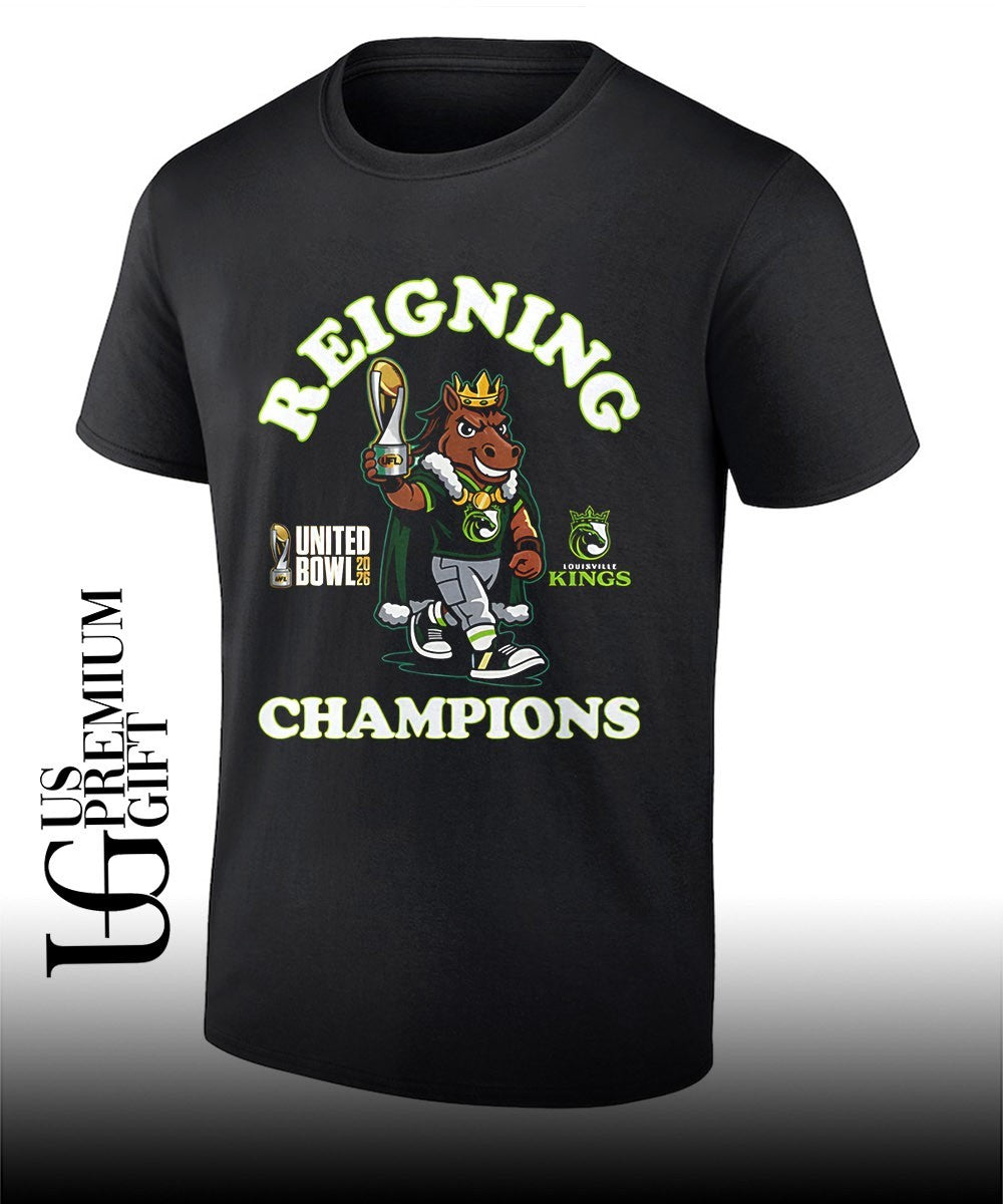 Louisville Kings UFL United Bowl 2026 mascot shirt