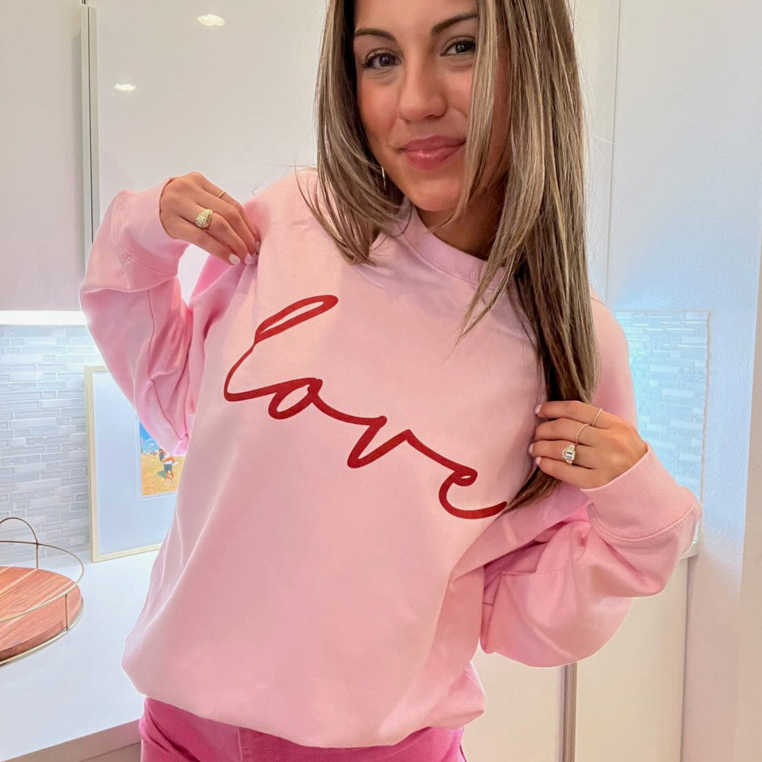Love (Script) - clothing by TeeHivey.com (Image 1)