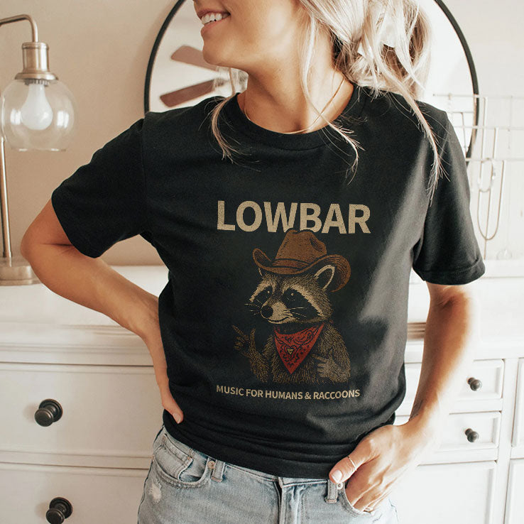 Lowbar Music For Humans And Raccoons T Shirt