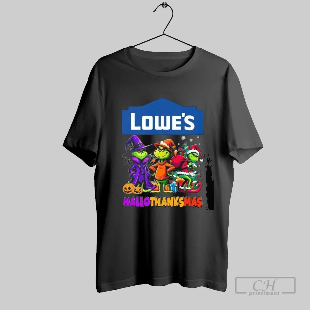 Lowes The Grinch Hallothanksmas 2025 - clothing by TeeHivey.com