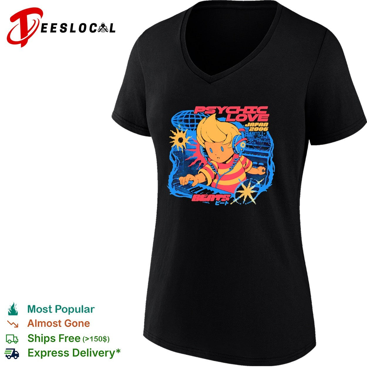 Lucas from Mother 3 Psychic Love Beats shirt