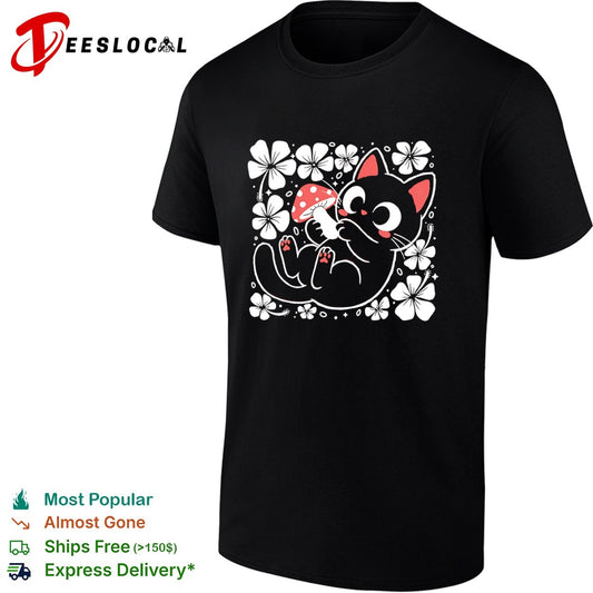 Lucky mushroom cat shirt