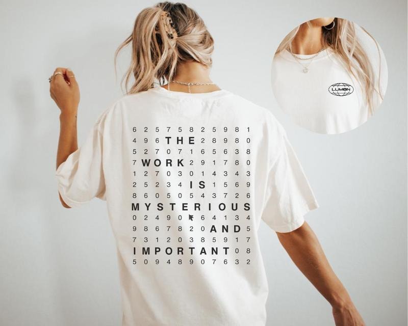 Lumon Industries Severance Shirt Lumon Shirt, Lumon TShirt The Work Is Mysterious And Important Shirt Severance Gift