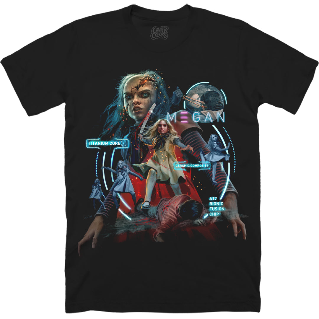 M3GAN - T-SHIRT - clothing by TeeHivey.com (Image 1)