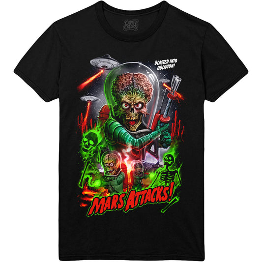 MARS ATTACKS: BLASTED INTO OBLIVION - T-SHIRT - clothing by TeeHivey.com (Image 1)