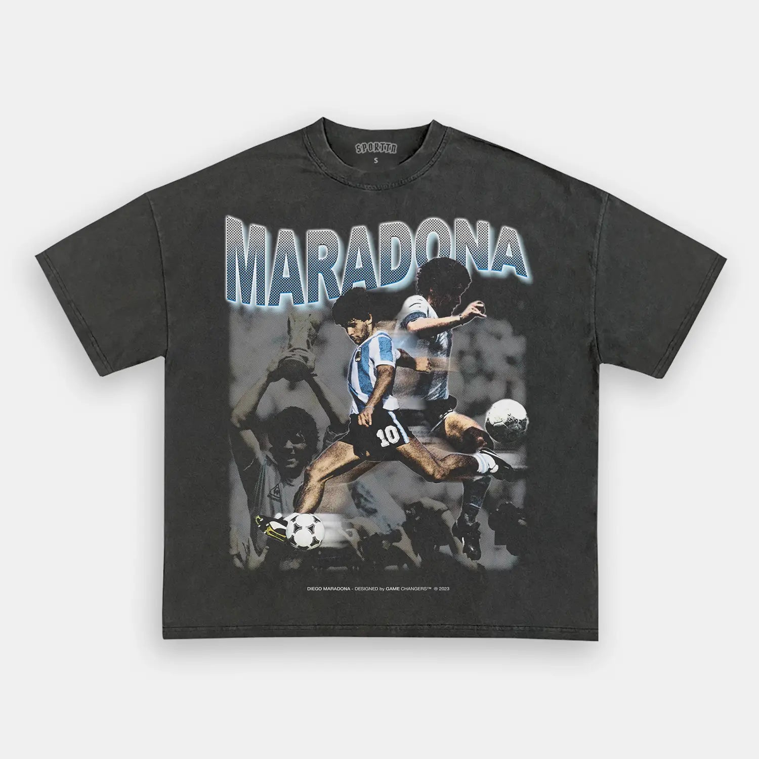 MARADONA TEE Style003 - clothing by TeeHivey.com (Image 1)