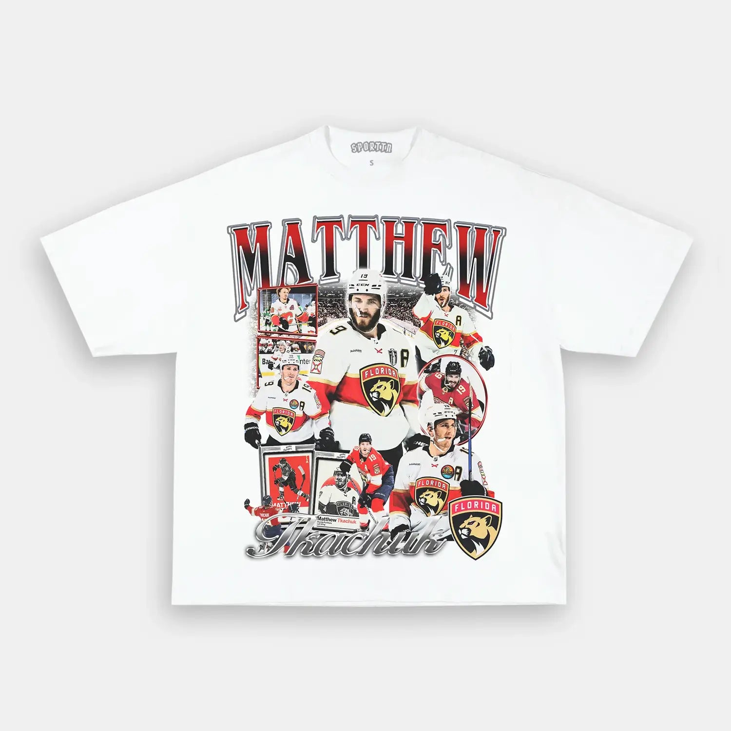 MATTHEW TKACHUK TEE Style002 - clothing by TeeHivey.com (Image 1)
