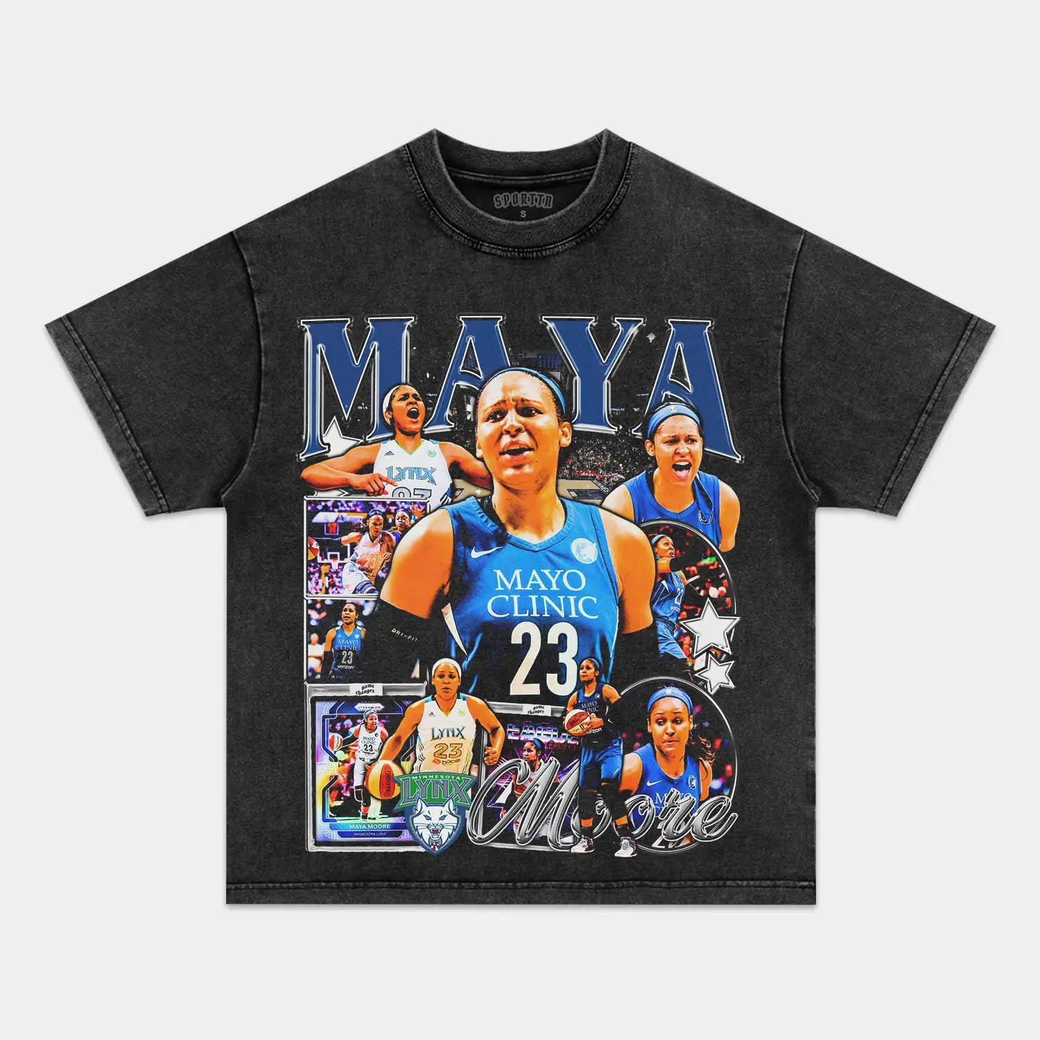 MAYA MOORE TEE Style002 - clothing by TeeHivey.com (Image 1)