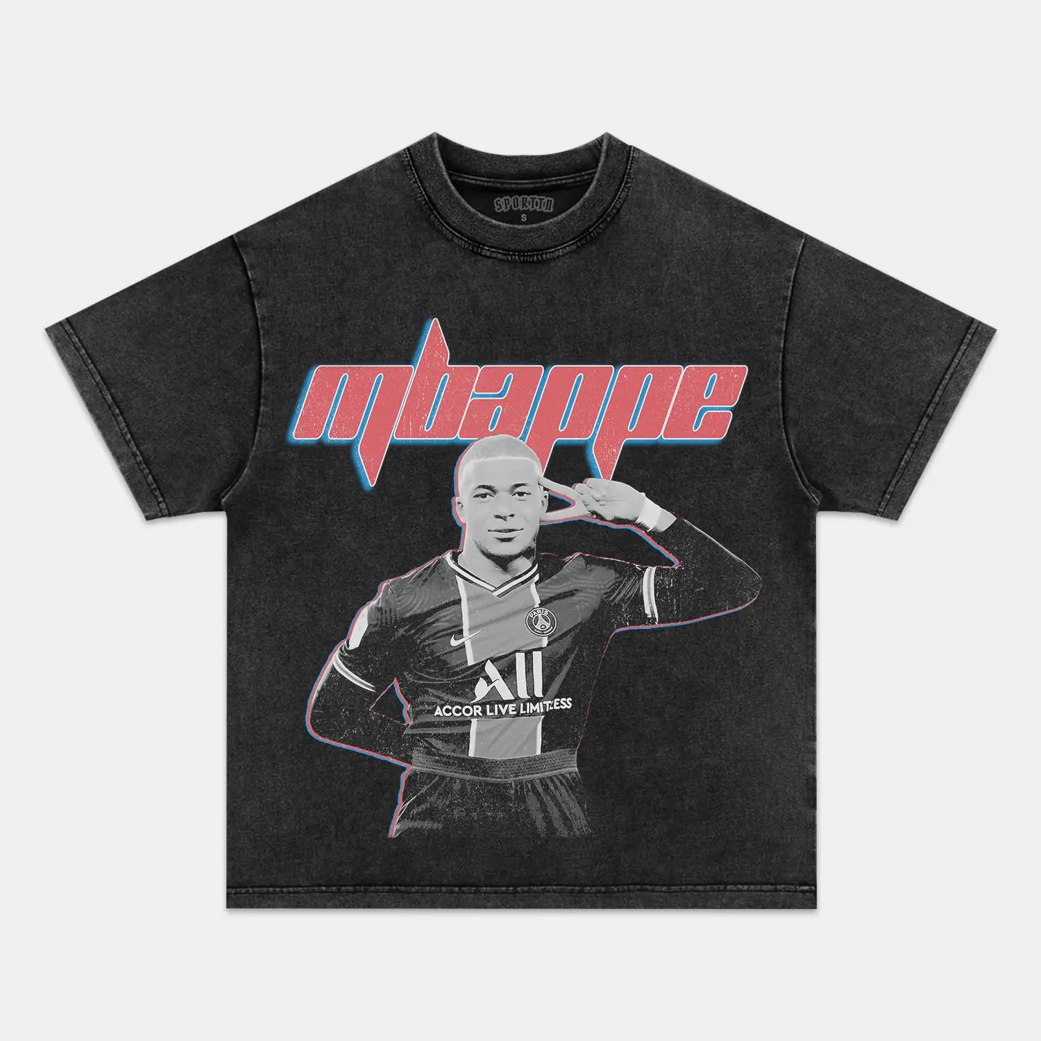 MBAPPE Y2K TEE Style002 - clothing by TeeHivey.com (Image 1)