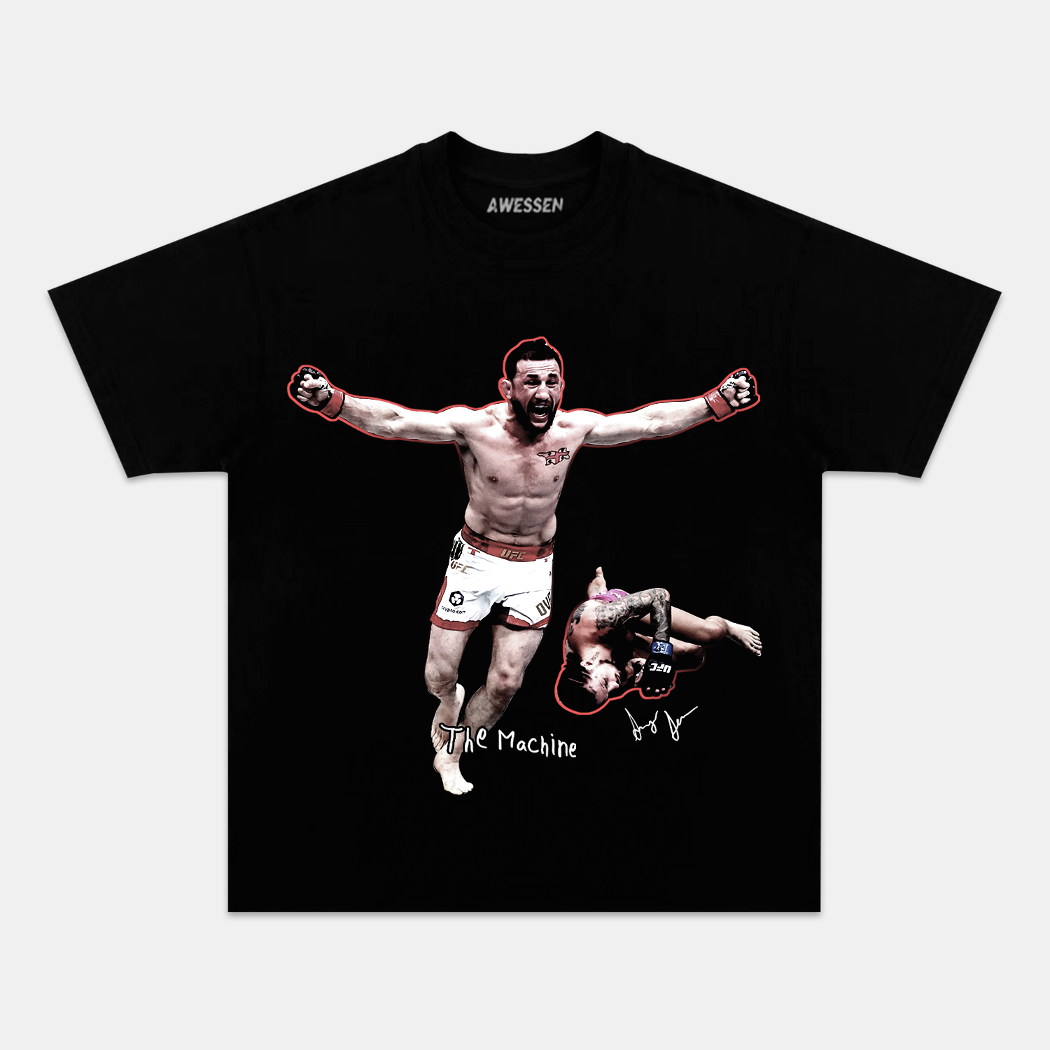 MERAB DVALISHVILI VS SEAN O-MALLEY TEE Style001 - clothing by TeeHivey.com (Image 2)