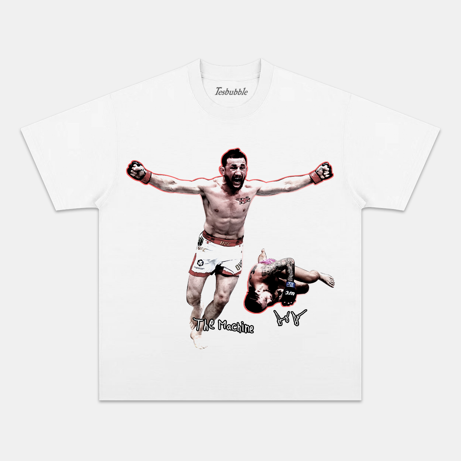 MERAB DVALISHVILI VS SEAN O-MALLEY TEE - clothing by TeeHivey.com (Image 2)