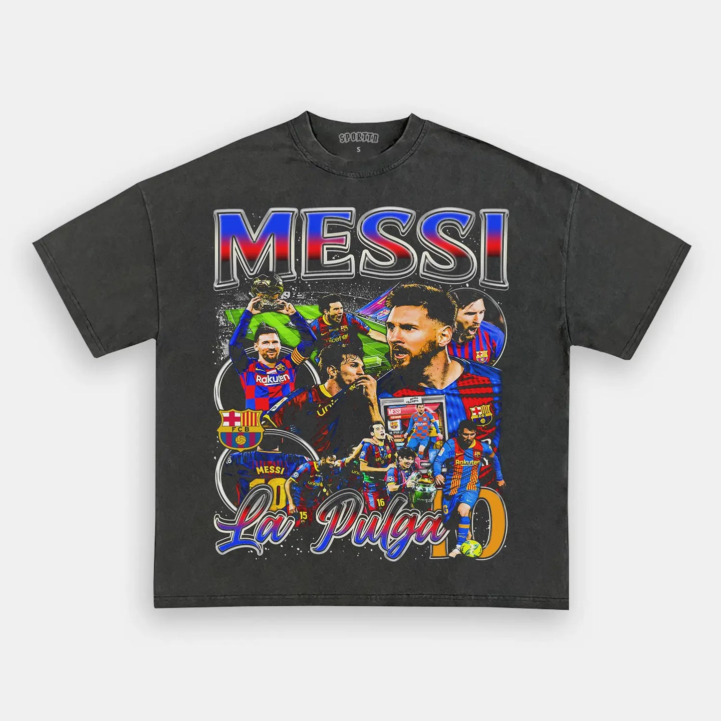 MESSI - BARCELONA TEE Style002 - clothing by TeeHivey.com (Image 2)