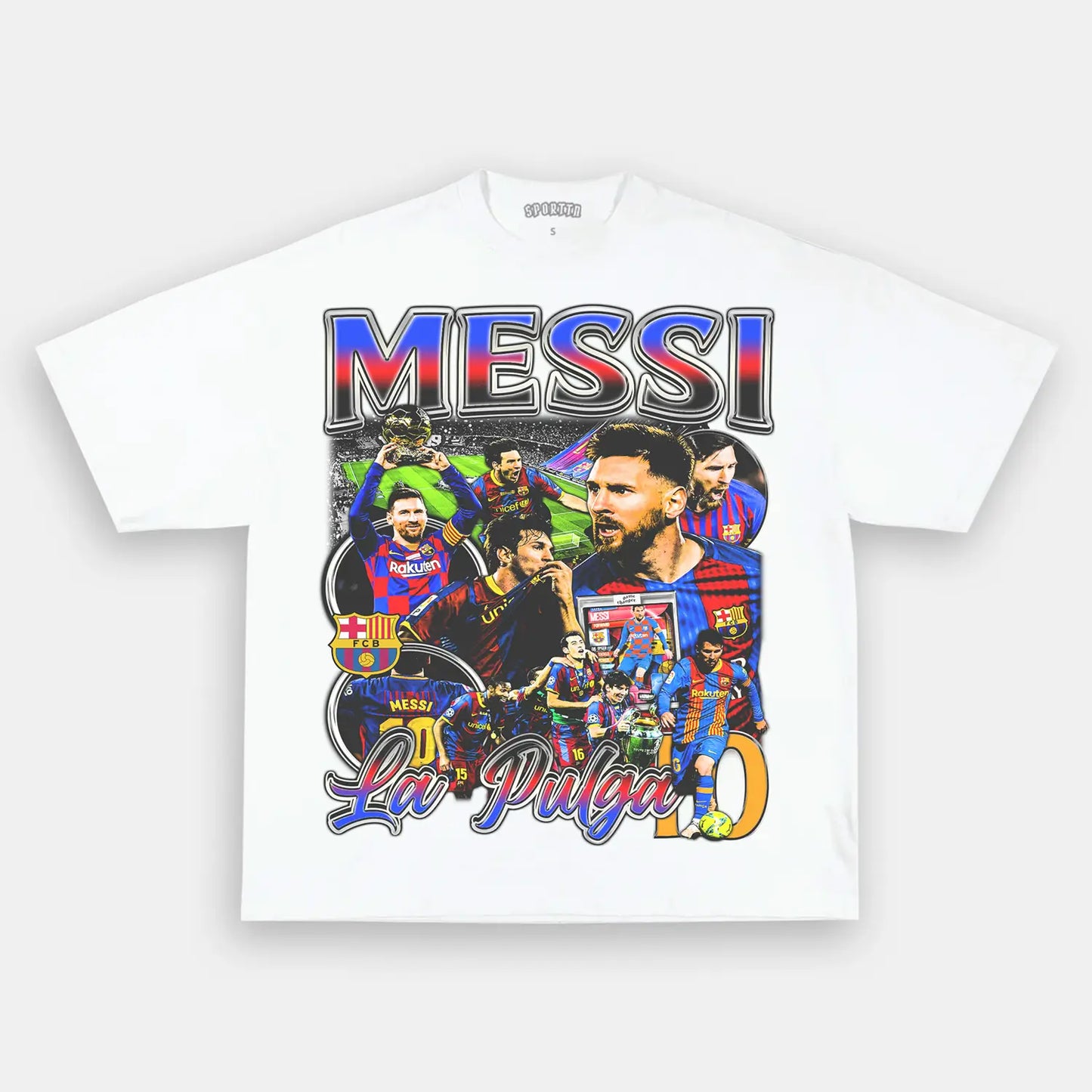 MESSI - BARCELONA TEE Style002 - clothing by TeeHivey.com (Image 3)