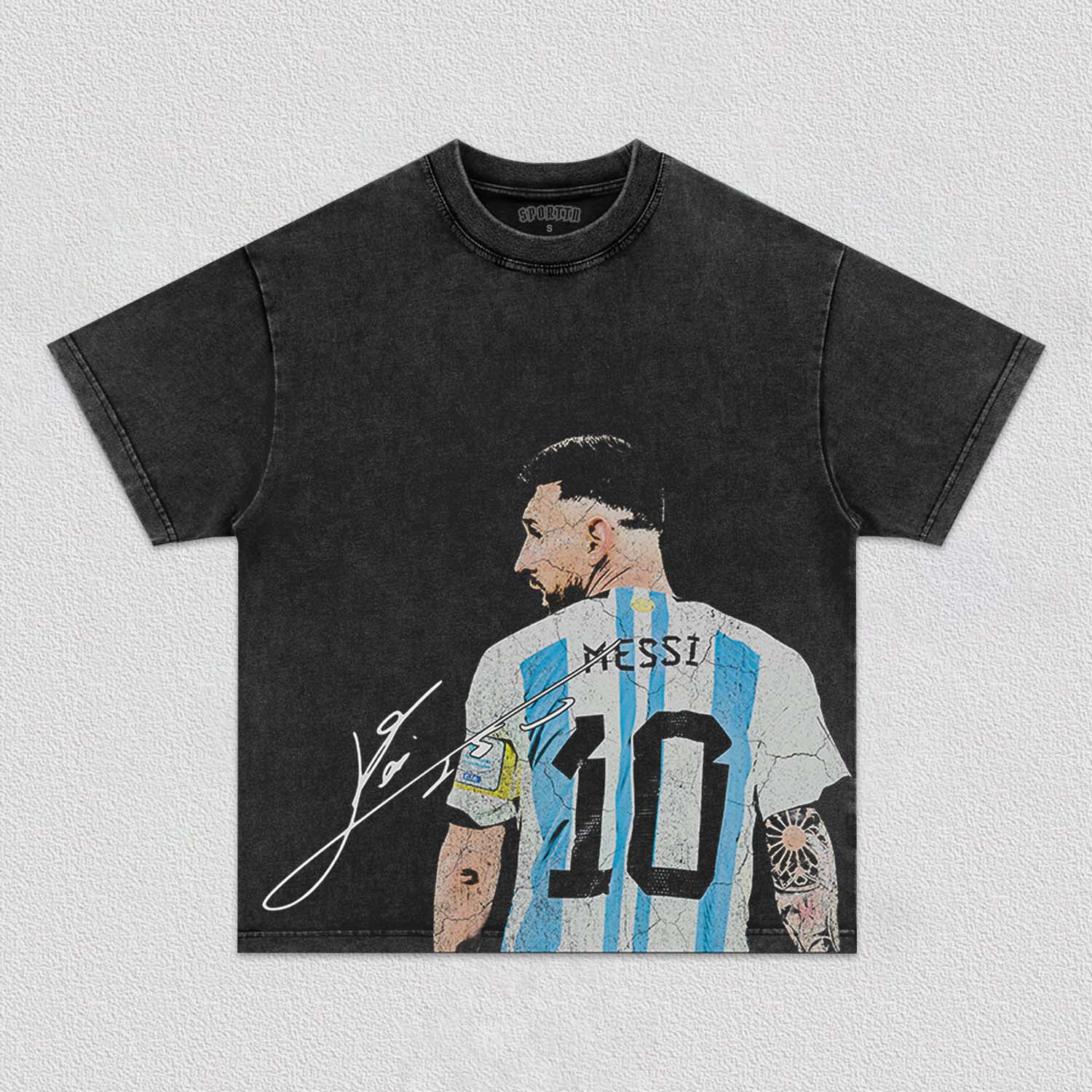 MESSI ARGENTINA TEE Style001 - clothing by TeeHivey.com (Image 1)