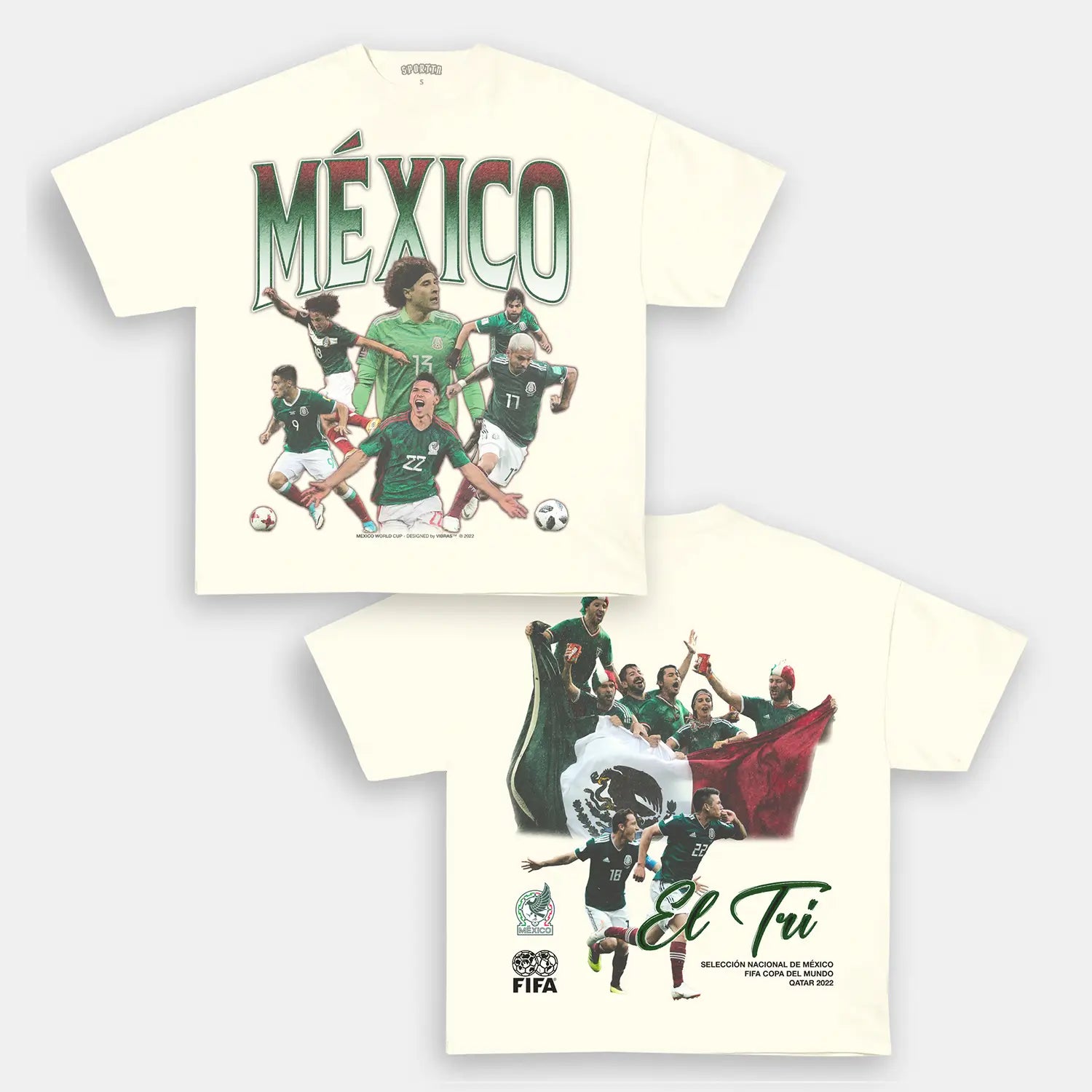 MEXICO WORLD CUP TEE - [DS] Style001 - clothing by TeeHivey.com (Image 1)