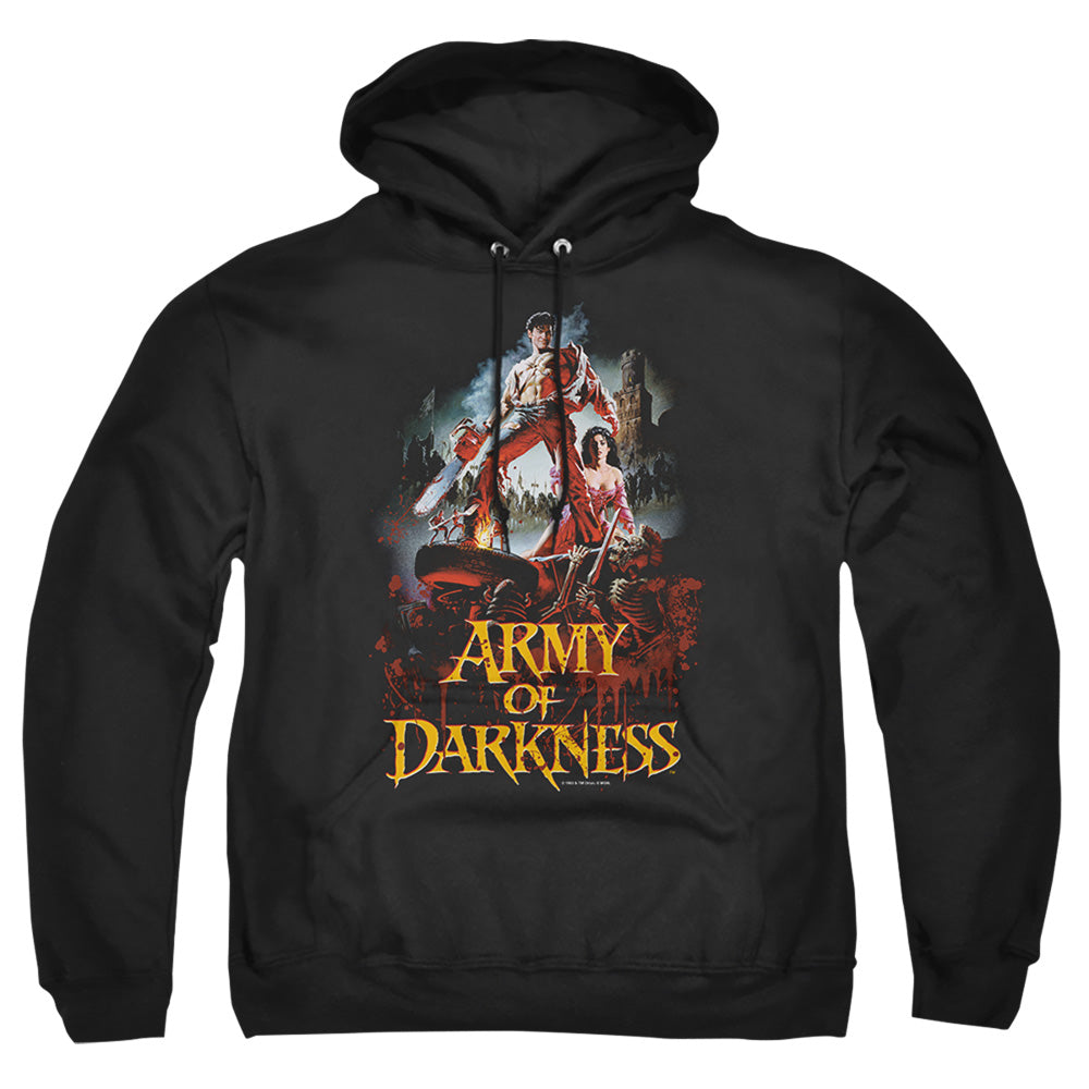 Army Of Darkness Bloody Poster Mens Hoodie Black - clothing by TeeHivey.com (Image 3)