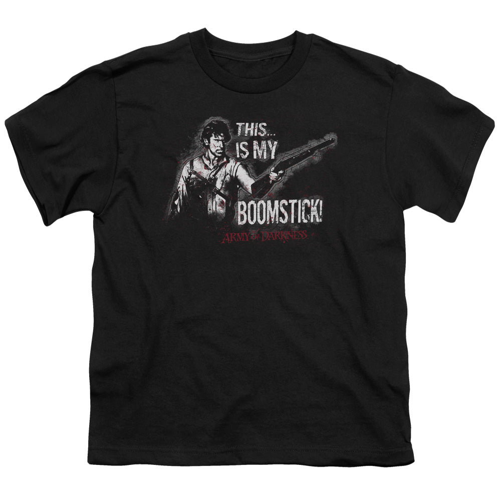 Army Of Darkness Boomstick Kids Youth T Shirt Black - clothing by TeeHivey.com