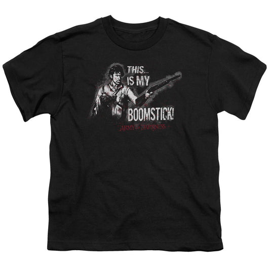 Army Of Darkness Boomstick Kids Youth T Shirt Black - clothing by TeeHivey.com