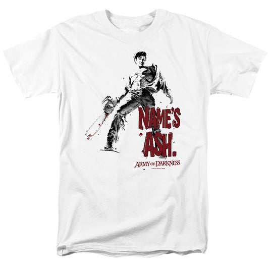 Army Of Darkness Names Ash Mens T Shirt White - clothing by TeeHivey.com