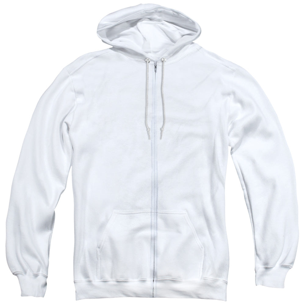 Army Of Darkness Names Ash Back Print Zipper Mens Hoodie White - clothing by TeeHivey.com (Image 2)