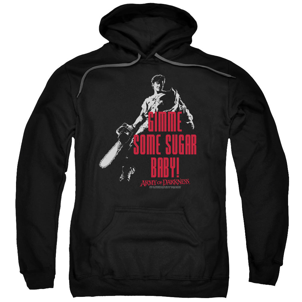 Army Of Darkness Sugar Mens Hoodie Black - clothing by TeeHivey.com (Image 1)