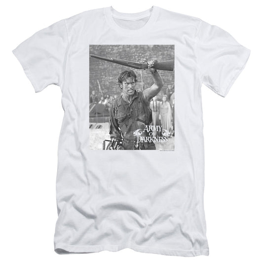 Army Of Darkness Boom Slim Fit Mens T Shirt White - clothing by TeeHivey.com