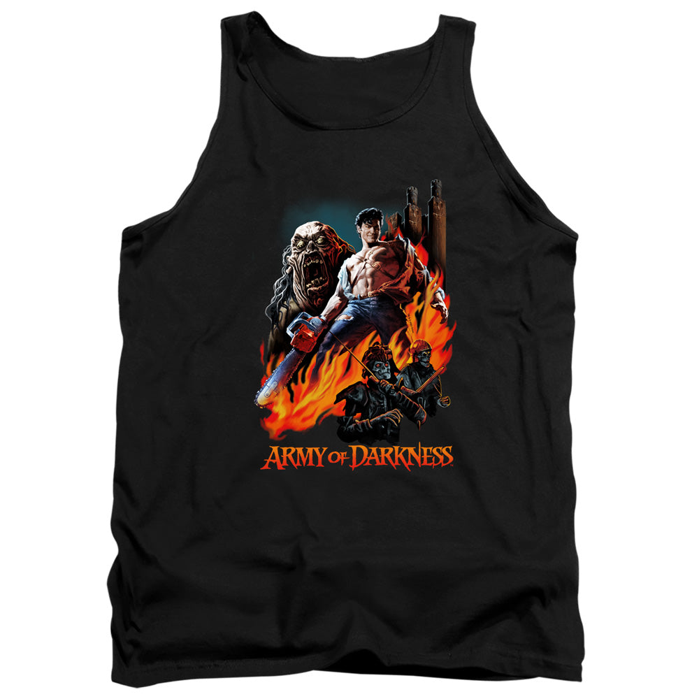 Army Of Darkness Painted Evil Mens Tank Top Shirt Black - clothing by TeeHivey.com