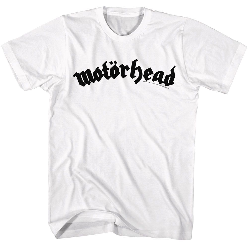 Motorhead - Dark Logo - American Classics - Solid White Adult Short Sleeve T-Shirt