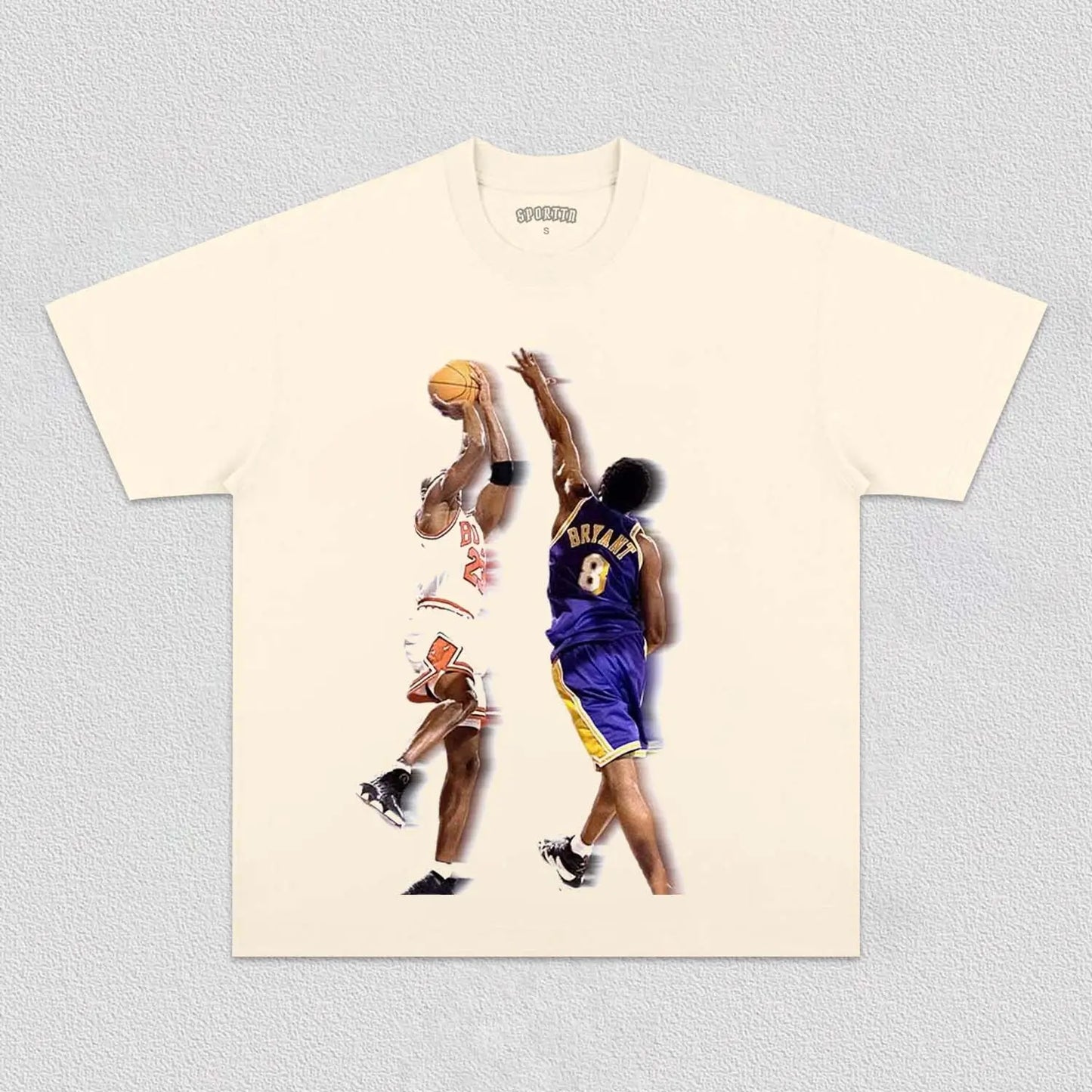 MICHAEL VS KOBE 1.0 TEE - clothing by TeeHivey.com (Image 1)