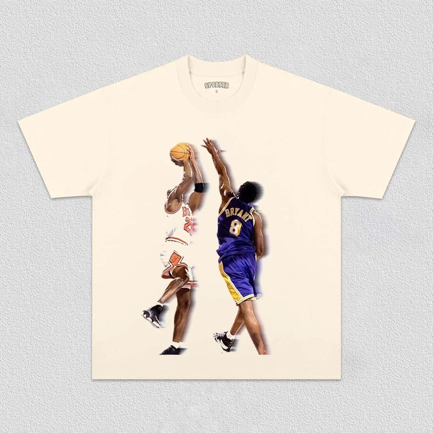 MICHAEL VS KOBE 1.0 TEE - clothing by TeeHivey.com (Image 1)